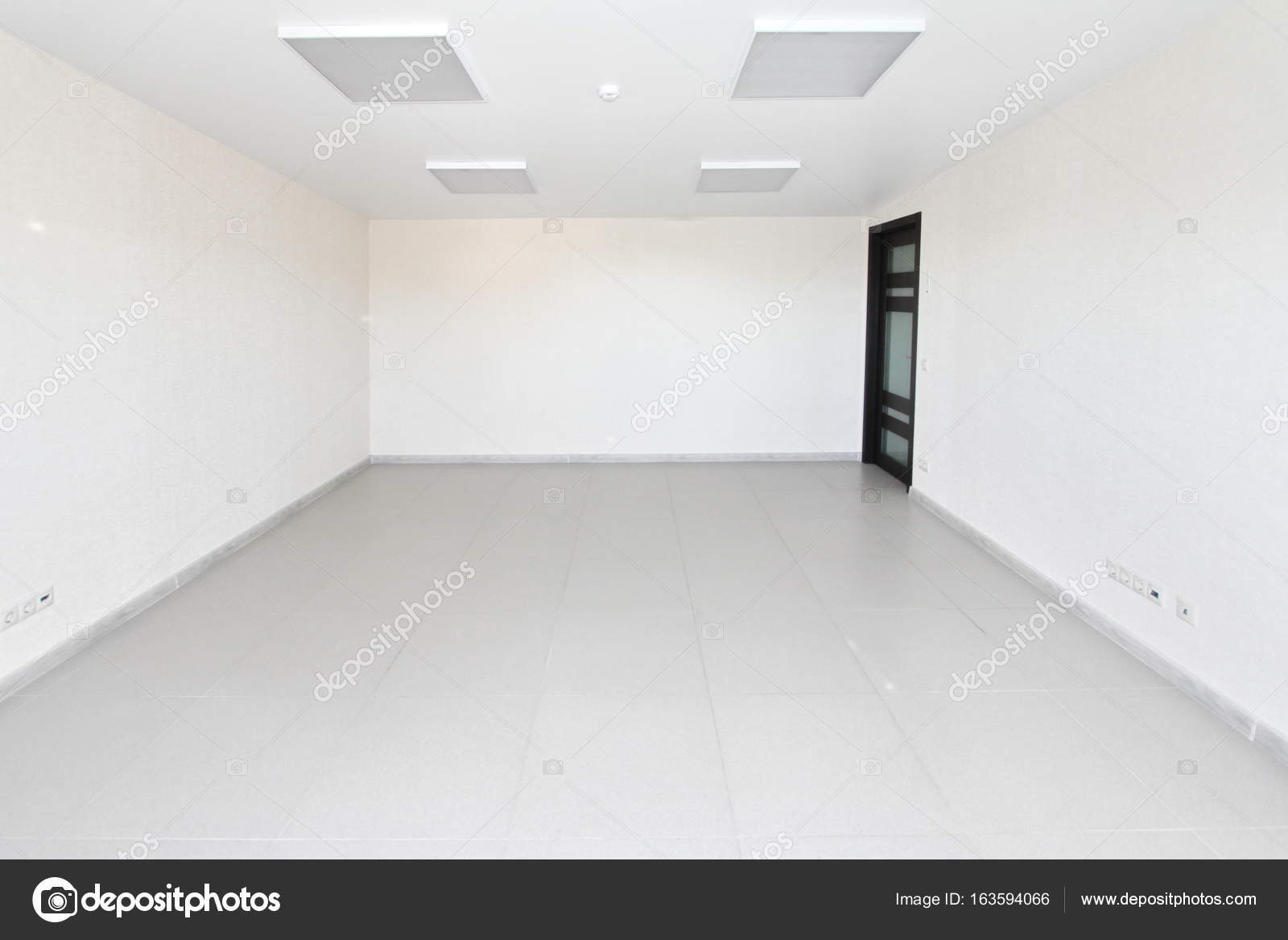 Empty White Room Wallpaper