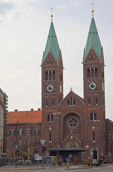 Kościół franciszkanów o. Matki Bożej Łaskawej w Mariborze — Zdjęcie stockowe