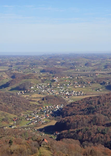 Slovenian countryside nearly city Maribor — Stock Photo, Image