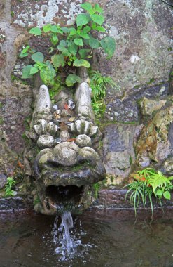 Hangzhou park ilginç heykel ile çeşme