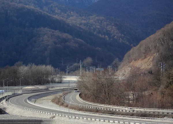 Strada da Adler a Krasnaya Polyana — Foto Stock