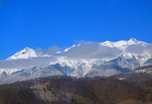 Die Berge in Krasnaja Poljana, Sotschi — Stockfoto