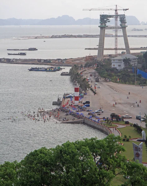 Port in Ha long city, Vietnam — Stock Photo, Image
