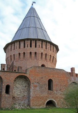Rusya'nın batısında antik Smolensk kremlin