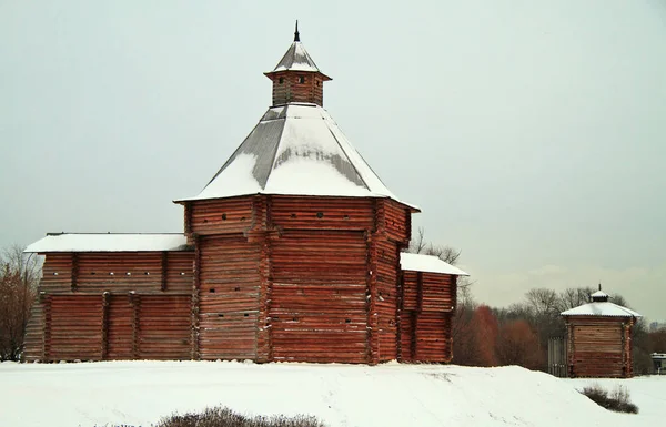Моховая башня Сума Стокаде в бывшем царском имении Коломенское — стоковое фото