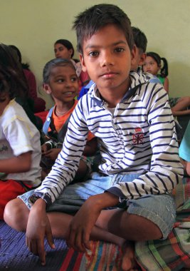 çocuk eğitim Jaipur, Hindistan merkezi ziyaret etti