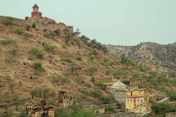 Amer Fort is principal tourist attraction in the Jaipur area — Stock Photo, Image