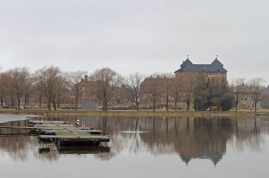 Hameenlinna şehir içinde Ortaçağ Kalesi
