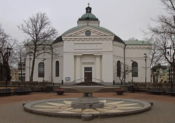 Gereja Lutheran di Hameenlinna, Finlandia — Stok Foto