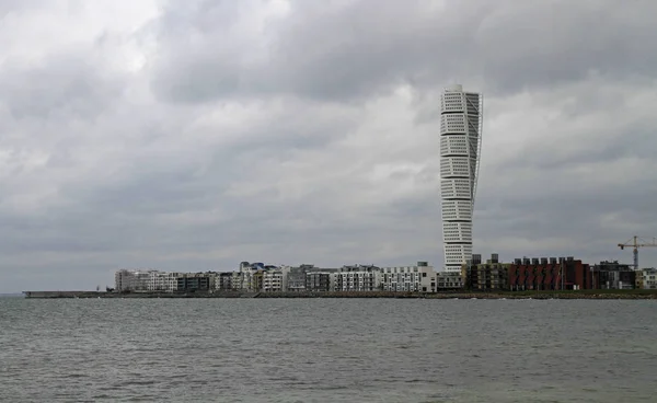 Skyscraper 'Turning Torso' in Malmo — Stock Photo, Image
