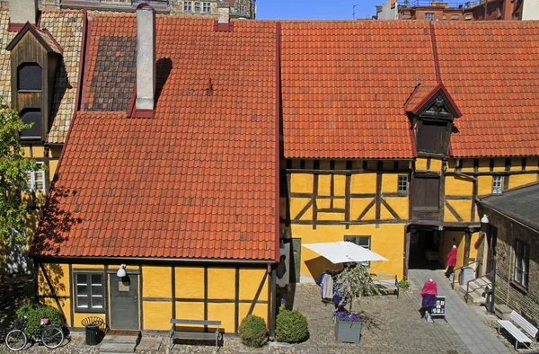 Fachwerkhaus in der Altstadt von Malmö, Schweden — Stockfoto