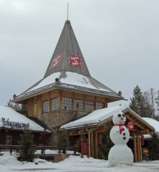 Офис Санта-Клауса в Рованиеми, Финляндия — стоковое фото