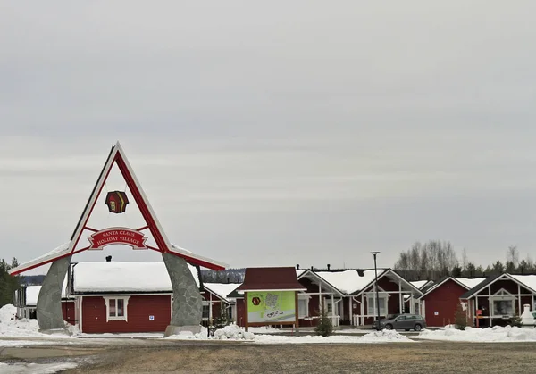 Деревня отдыха Санта-Клаус, Финляндия — стоковое фото