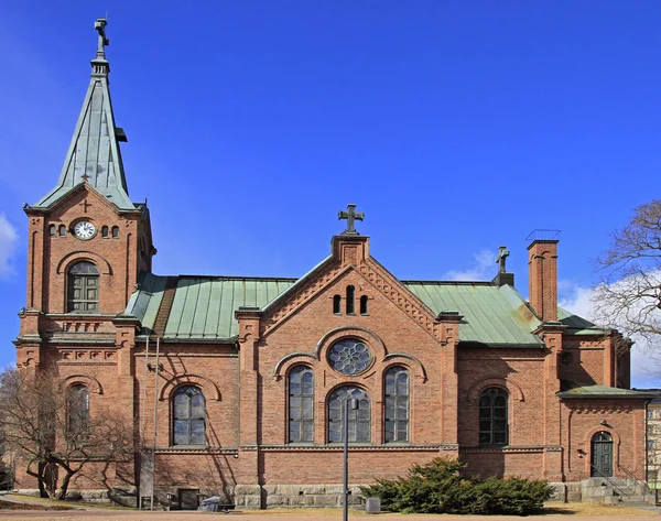 路德会教堂在芬兰于韦斯屈莱， — 图库照片