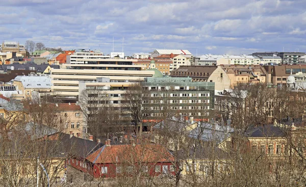 Blick vom Hügel von Turku, Finnland — Stockfoto