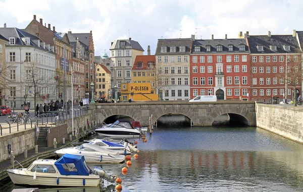 Περιοχή Nyhavn είναι ένα από το πιο διάσημο ορόσημο, Κοπεγχάγη — Φωτογραφία Αρχείου