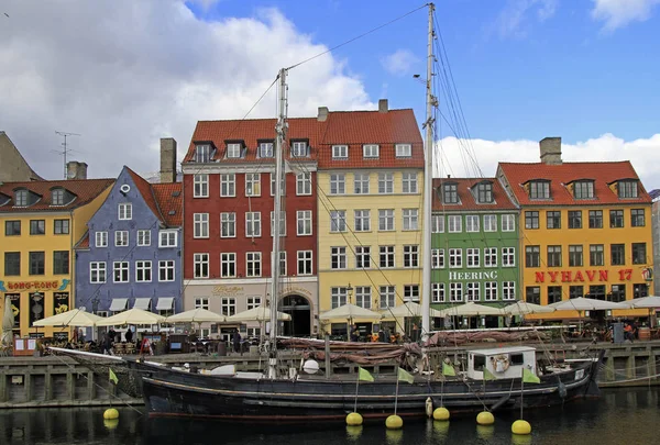 Περιοχή Nyhavn είναι ένα από το πιο διάσημο ορόσημο, Κοπεγχάγη — Φωτογραφία Αρχείου