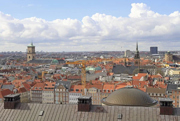 Blick auf Kopenhagen vom Turm des Schlosses Christiansborg — Stockfoto