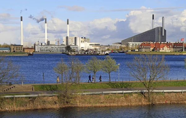 Industrial buildings in Copenhagen, Denmark — Stock Photo, Image