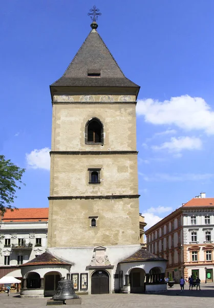 Міських вежі святого в Кошице — стокове фото