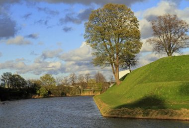 Copenhagen Kalesi yakın önünde hendek