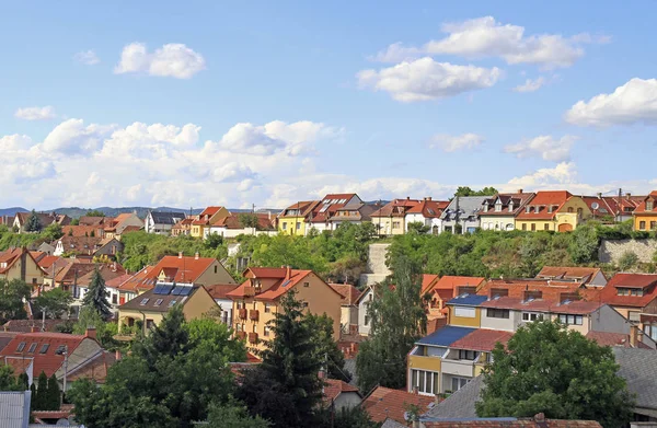 Le paysage urbain de la ville hongroise Eger — Photo