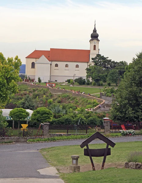 De abdij van Tihany in Balatonmeer, Hongarije — Stockfoto
