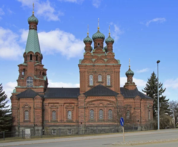 St. Alexander Nevski orthodoxe kerk van Tampere — Stockfoto