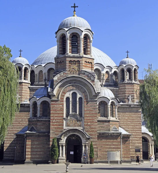 Eksterior Gereja Ortodoks Bulgaria Sveti Sedmochislenitsi — Stok Foto