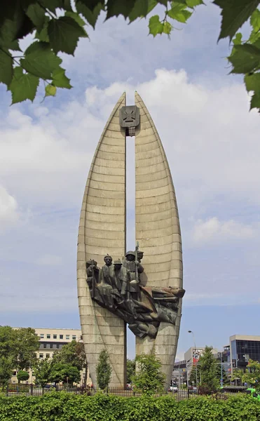 Monumento all'azione rivoluzionaria a Rzeszow, Polonia — Foto Stock