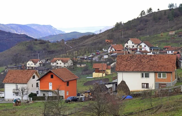 The small nice city Visegrad — Stock Photo, Image