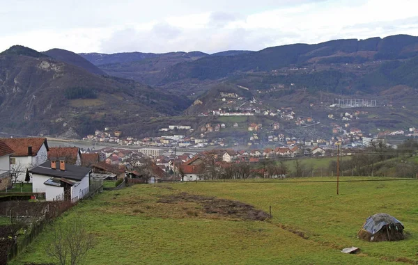 Den lilla fina staden Visegrad — Stockfoto