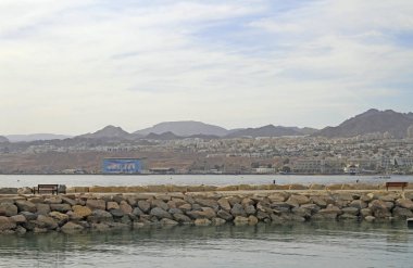 Şehir Kızıldeniz üzerinde bulunan Eilat Sahili