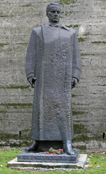 Estátua de Josip Broz Tito em Uzice — Fotografia de Stock