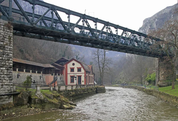 Bro över floden detinja i Užice — Stockfoto