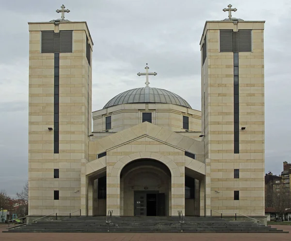 Gereja Saint Constantine dan permaisuri Helena di Nis — Stok Foto