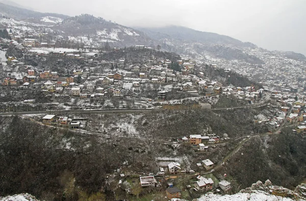 Stadtbild der Hauptstadt Sarajevo — Stockfoto