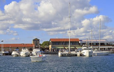 Paphos Harbour yatlar