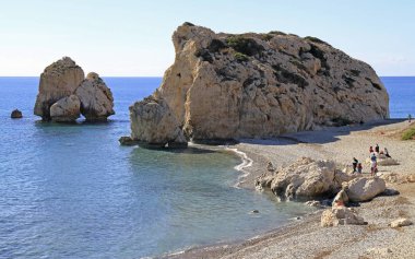 Ünlü turistik landmark Afrodit Kayalıkları