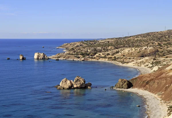 Turistiska landmärken Afrodites klippa — Stockfoto