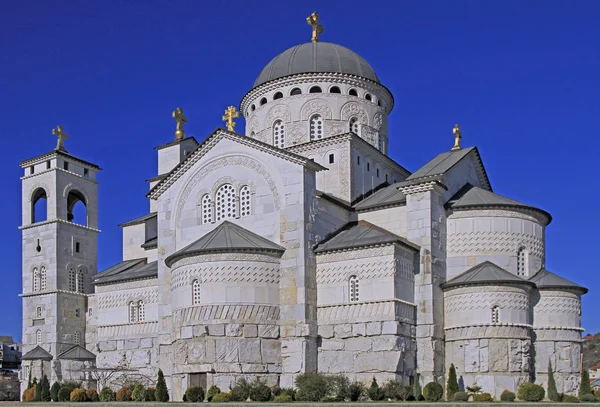 Domkyrka av uppståndelsen av Christ i Podgorica — Stockfoto