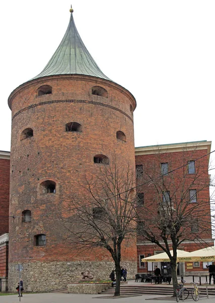 La Torre del Polvo en Riga, Letonia — Foto de Stock