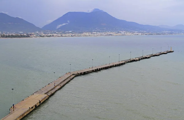 Alanya kikötőjére festői seascape — Stock Fotó