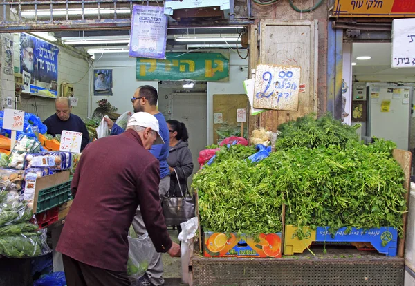Mercado Machane Yehuda en Jerusalén, Israel — Foto de Stock