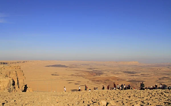 Cratère Ramon dans le désert du Néguev — Photo