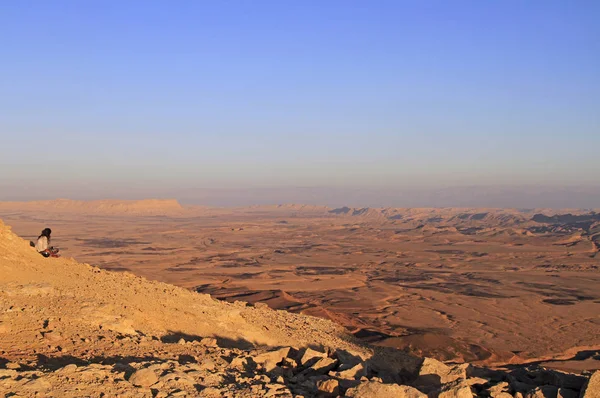 Cratère Ramon dans le désert du Néguev — Photo