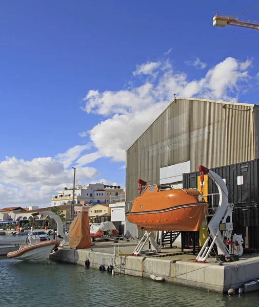 Uitzicht op de oude haven van Limassol — Stockfoto