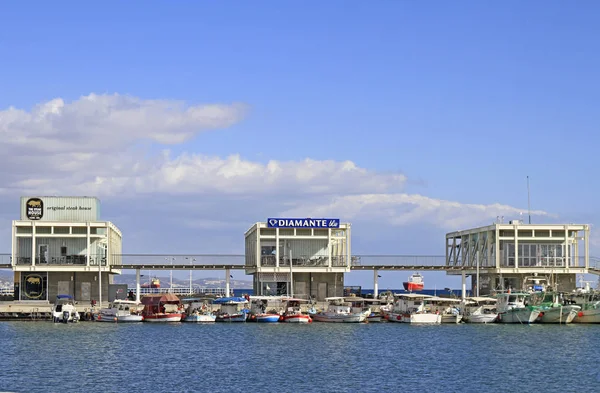 Utsikt over Limassol gamle havn – stockfoto