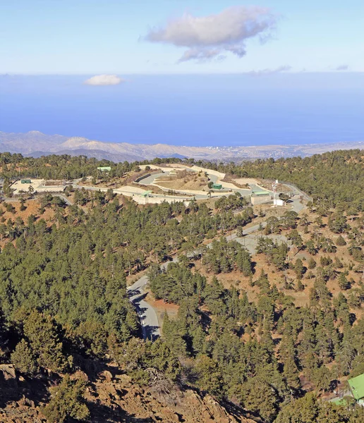 Вид с самой высокой точки на Кипрус известный как Кионистра — стоковое фото