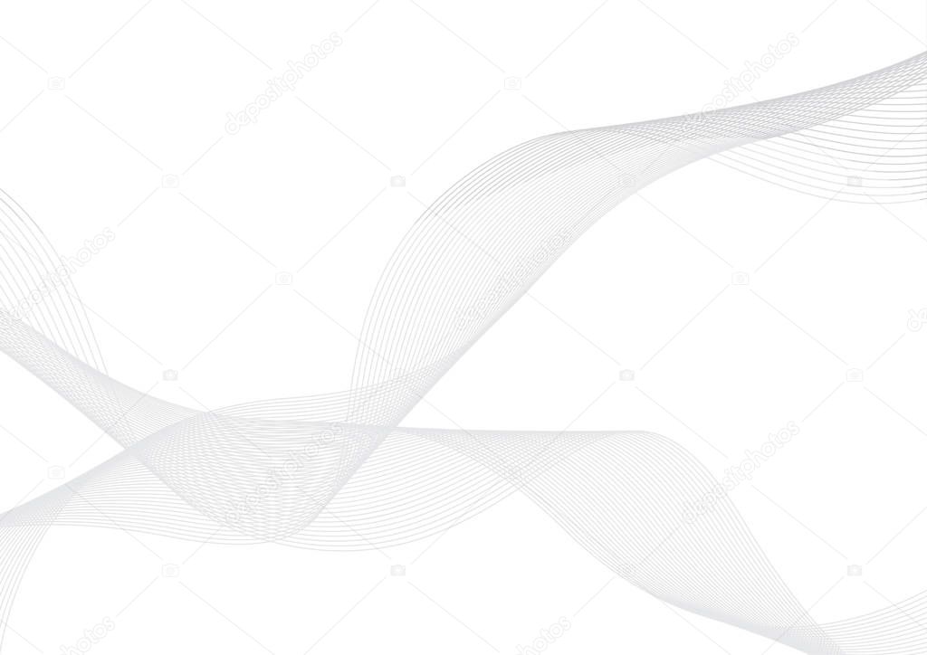 Begron putih | Abstract vector white wave background — Stock Vector